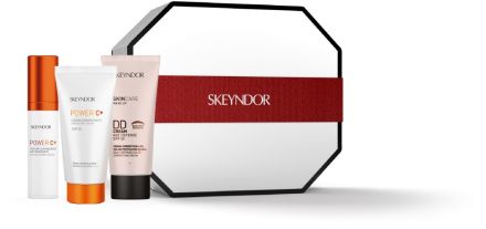 Skeyndor Power C+ Suchá Pleť Vánoční sada - Krém 50 ml + sérum 30 ml + DD krém č. 01 40 ml Dárková sada