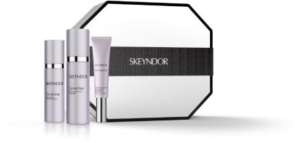 Skeyndor Corrective Normální Pleť Vánoční Sada - Emulze 50 ml + sérum 30 ml + krém na oční okolí 15 ml Dárková sada