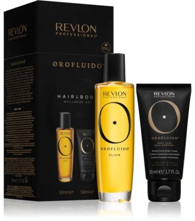 Orofluido Hair and Body Wellness Set - Olej 50 ml + tělový krém 50 ml Dárková sada