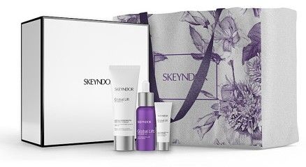 Skeyndor Global Lift Set - Pleťový Krém 30 ml + elixír 15 ml + krém na oční okolí 5 ml Dárková sada
