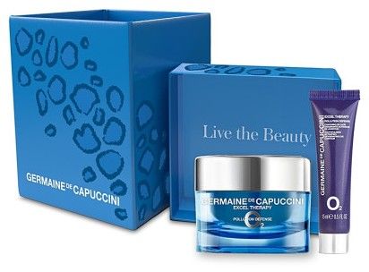 Germaine de Capuccini Excel Therapy O2 Set - Okysličující pleťový krém 50 ml + krém na oční okolí 15 ml Dárková sada