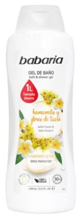 Babaria Hazel & Tiaré Flowers Shower Gel - Sprchový gel s vilínem a květy tiaré 1000 ml