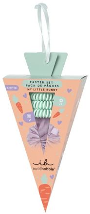 Invisibobble SET Easter My Little Bunny - 3x original gumička + 1 x Srunchie Dárková sada