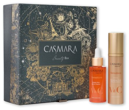 Casmara Sensations Hydro Vánoční Sada - Hydratační krém 50 ml + revitalizační sérum 50 ml Dárková sada