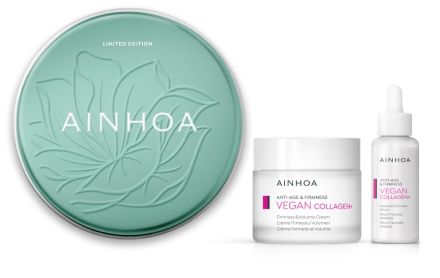 Ainhoa Vegan Collagen+ Set - Pleťový krém 50 ml + sérum 50 ml Dárková sada