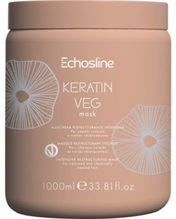 Echosline Keratin Veg Mask - Intenzivní obnovující maska 1000 ml