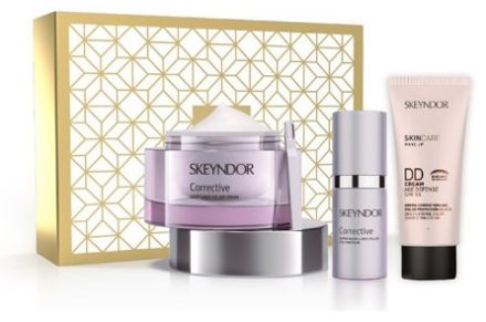 Skeyndor Corrective Letní Set - Krém 50 ml + oční krém 15 ml + DD krém 01 40 ml Dárková sada
