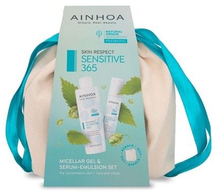 Ainhoa Sensitive Set I - Micelární gel 200 ml + sérum - emulze 50 ml Dárková sada