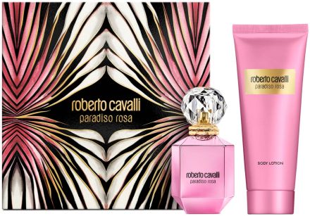 Roberto Cavalli Paradiso Rosa Set - EDP 30 ml + tělové mléko 100 ml Dárková sada