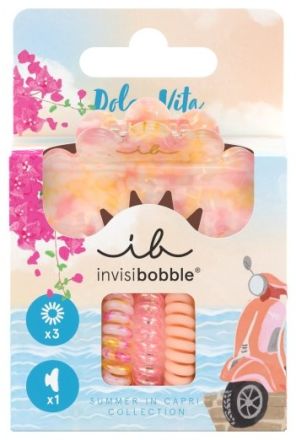 Invisibobble SET SIC Dolce Vita - Gumička do vlasů 3 ks + skřipec Dárková sada