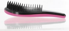 Detangler kartáč na vlasy s rukojetí - růžovo-černý