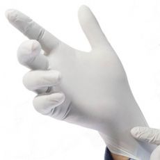 Medicom SafeBasics White Latex Gloves - Jednorázové latexové rukavice Bez pudru M Bílé 300ks