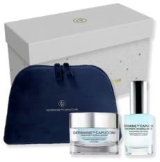 Germaine de Capuccini Timexpert Hydraluronic Rich Vánoční Set - Krém pro normální až suchou pleť 50 ml + Hydratační sérum 3D Force 30 ml Dárková sada