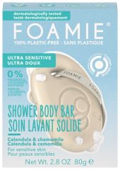 Foamie Shower Body Bar Ultra Sensitive Body Bar - Tuhá sprchová péče 80 g
