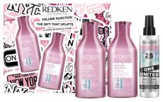 Redken Volume Injection Vánoční Sada - Šampon 300 ml + kondicionér 300 ml + sprej One United 150 ml Dárková sada