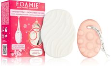 Foamie Diatomite Set - Tuhá sprchová péče 80 g + podložka pod mýdlo Dárková sada