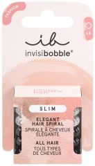 Invisibobble SLIM Day and Night - gumička do vlasů 3 x černá + 3x průhledná