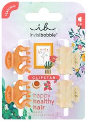Invisibobble CLIPSTAR XS Oasis Petit Citrus - Skřipce do vlasů 4 ks