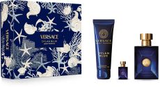 Versace Dylan Blue Set - EDT 100 ml + EDT 5 ml + sprchový gel 150 ml Dárková sada