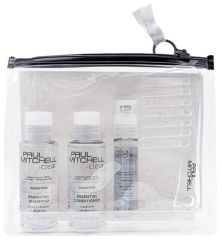 Paul Mitchell Clear Travel Kit - Uhlazující sérum 25 ml + šampon 75 ml + kondicionér 75 ml Dárková sada