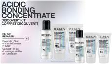 Redken Acidic Bonding Concentrate Mini Set - Šampon 75 ml + kondicionér 50 ml + bezoplachová péče 50 ml Dárková sada