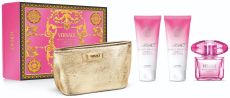 Versace Bright Crystal Absolu Set - EDP 90ml + Sprchový gel 100ml + Tělové mléko 100ml + Kosmetická taštička Dárková sada