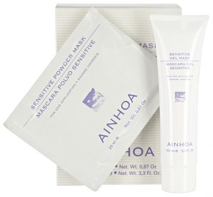 Ainhoa Plastické masky Sensitive Mask - Pleťová maska Sensitive 4 x (25 g + 100 ml)