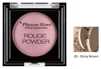 Pierre René Rouge powder Professional - Tvářenka č. 05 - Shiny Brown 8g