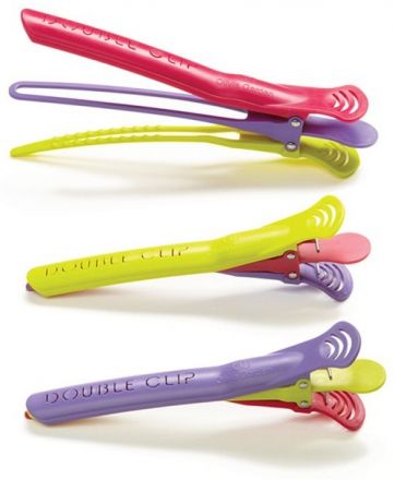 Olivia Garden Double Clip - Dvojitý clip na vlasy (2 kusy v balení)