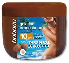 Babaria Monoi Tahiti - Opalovací želé s kokosem SPF 10 200ml
