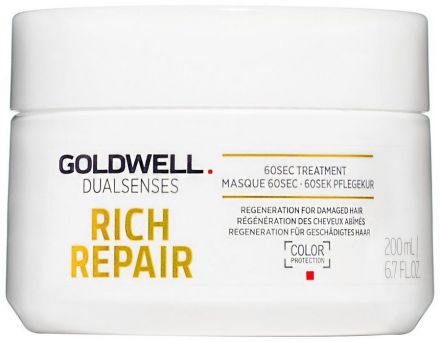 Goldwell Dualsenses Rich Repair 60sec Treatment - Maska pro suché a poškozené vlasy 200ml