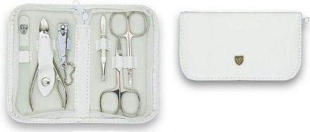 Kellermann Articial Leather White 7830 - Luxusní manikúra 6 dílná