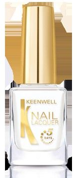 Keenwell Nail Lacquer - Lak na nehty White č.2 12ml