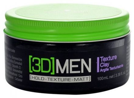 Schwarzkopf [3D]Men Texture Clay - Přípravek pro tvarování a objem vlasů 100ml