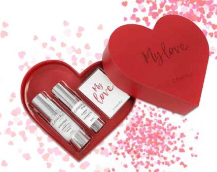 Casmara Goji Valentýnský Set - Vyrovnávací krém 30ml + Krém proti vráskám 15 ml Dárková sada