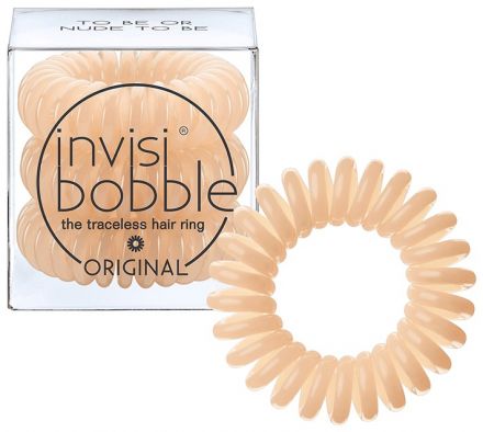 Invisibobble ORIGINAL To Be or Nude to - gumička do vlasů Světle béžová 3ks