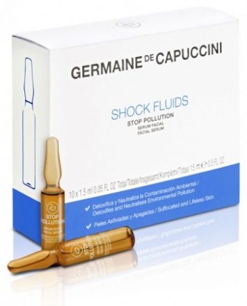 Germaine de Capuccini Stop Pollution Fluids - Šokový fluid obnovující 10x1,5ml