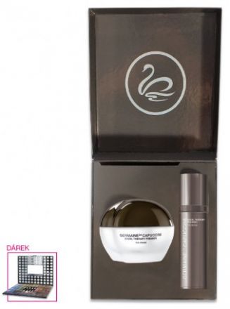 Germaine de Capuccini Excel Therapy Premier Vánoční sada - Luxusní pleťový krém 50ml + Luxusní pleťové sérum 50ml + Paleta očních stínů 98ks x 1g Dárková sada