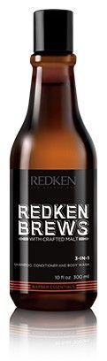 Redken Brews 3-in-1 - Šampon 3v1 300ml