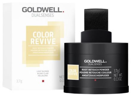 Goldwell Color Revive Root Retouch Powder Light Blonde - Pudr pro zakrytí odrostů a šedin Světlá blond 3,7g