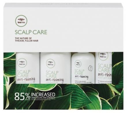 Paul Mitchell Tea Trea Scalp Care Sada - Šampon pro plnější vlasy 300 ml + kondicionér 300 ml + tonikum 100 ml + pěna 200 ml Dárková sada