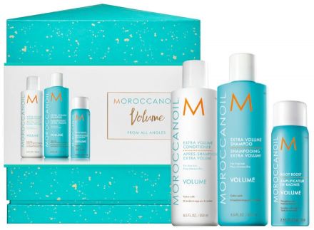 Moroccanoil Volume Sada - šampon 250 ml + kondicionér 250 ml + sprej na objem 75 ml Dárková sada