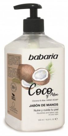 Babaria Coco and Aloe vera Hand Soap - Mýdlo s kokosovým olejem 500 ml
