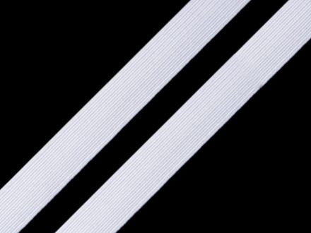 Prádlová pruženka Bílá 12 mm/30m