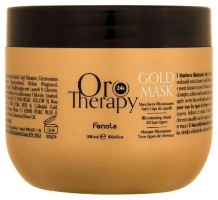Fanola Oro Therapy Gold Mask - Maska s arganovým olejem 300 ml