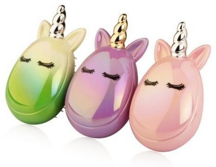 Detangler Unicorn - Dětský kartáč na vlasy jednorožec fialový