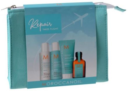 Moroccanoil Repair Takes Flight - Šampon 70 ml + kondicionér 70 ml + maska 75 ml + olej 25 ml Dárková sada