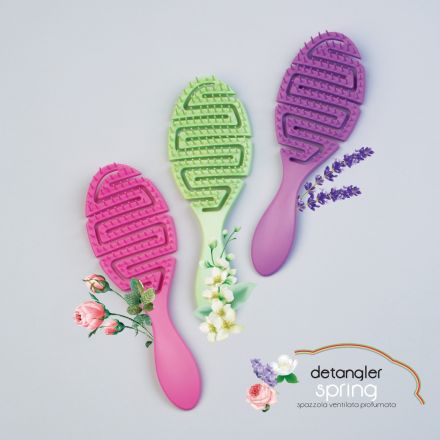 Detangler Spring - Kartáč na vlasy s vůní Levandule Fialový