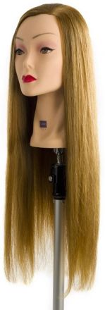 Labor Pro Cvičná hlava - Mix vlasů Světlá blond 60cm Vyšší hustota Extra dlouhé