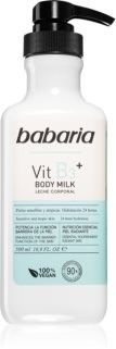 Babaria Vitamin B3 Body Milk - Zvláčňující hydratační tělové mléko 500 ml
